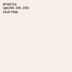 #F9EFE9 - Fair Pink Color Image